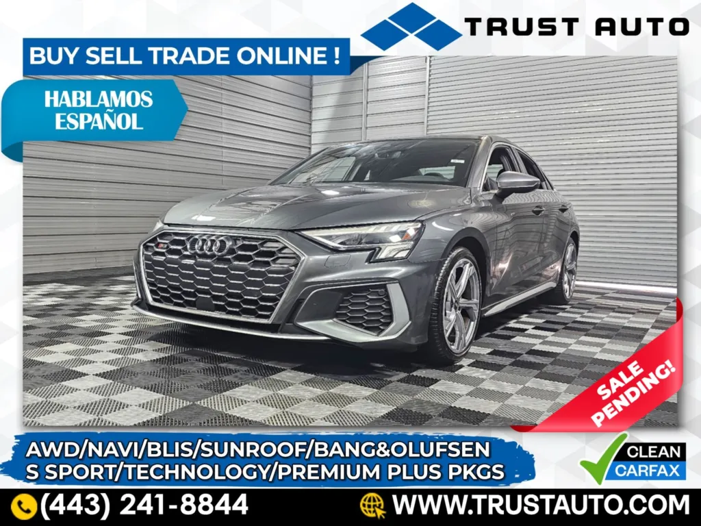 2023 Audi S3 Premium Plus AWD Sedan w/Technology Pkg for sale in Sykesville, MD