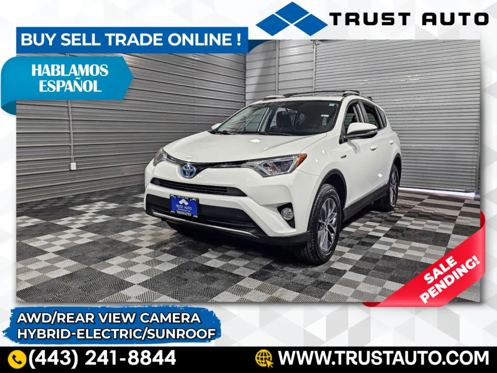 2016 Toyota RAV4 Hybrid XLE AWD 4dr SUV for sale in Sykesville, MD
