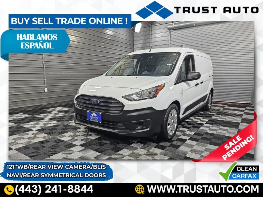 2022 Ford Transit Connect Cargo XL 121'' LWB Minivan/Van w/Rear Symmetrical Doors for sale in Sykesville, MD