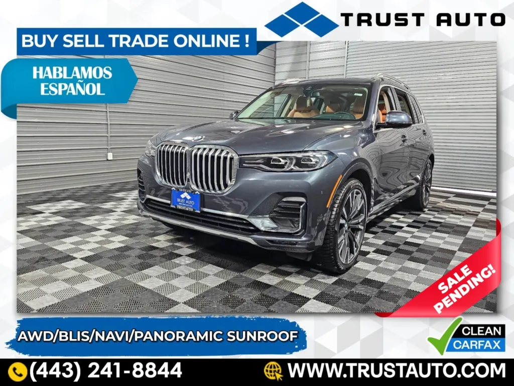 2019 BMW X7 xDrive40i AWD 7-Passenger Luxury SUV for sale in Sykesville, MD