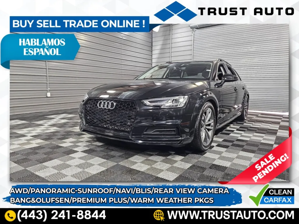 2019 Audi A4 Allroad Premium Plus 45 TFSI quattro AWD Luxury Wagon w/Warm Weather Pkg for sale in Sykesville, MD