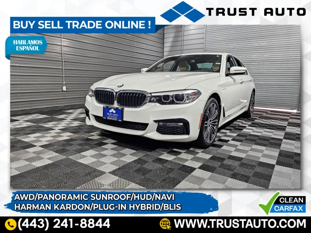 2018 BMW 5 Series 530e xDrive iPerformance AWD Plug-In Hybrid Sedan for sale in Sykesville, MD