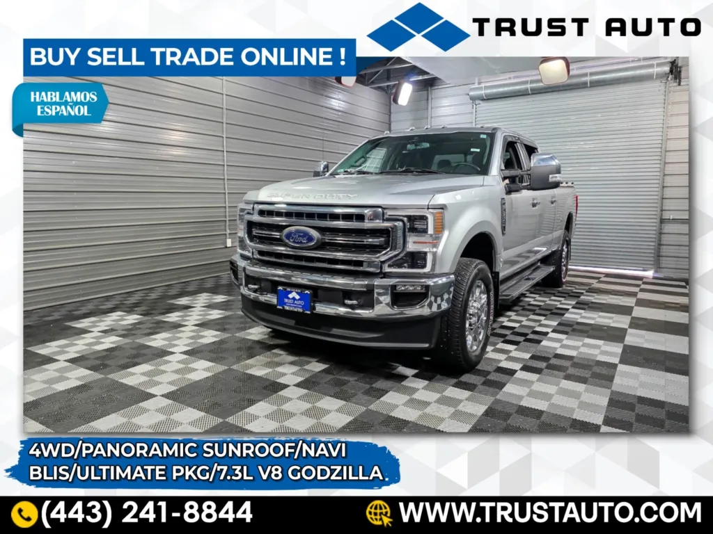 2020 Ford Super Duty F-350 SRW LARIAT 4WD Crew Cab 7.3L V8 Godzilla Pickup Truck w/Ultimate Pkg for sale in Sykesville, MD