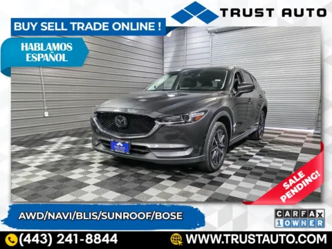 Gray 2018 Mazda CX-5 Grand Touring AWD SUV for sale in Sykesville, MD