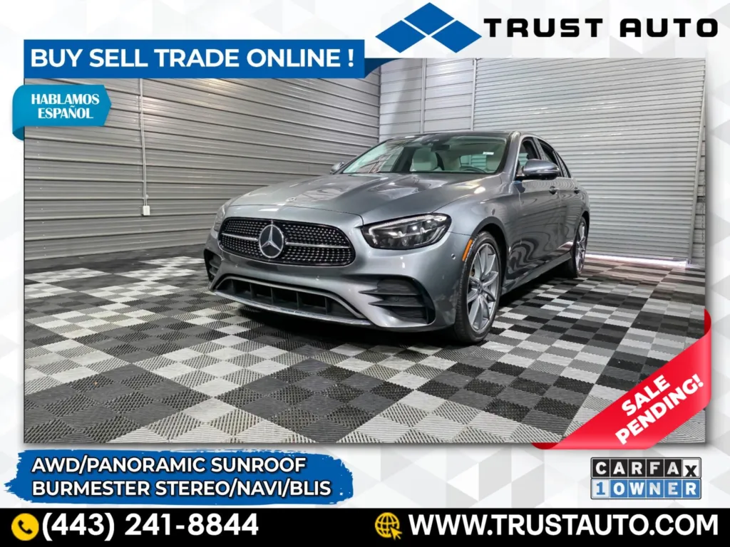 2022 Mercedes-Benz E-Class E 350 4MATIC AWD Luxury Sedan for sale in Sykesville, MD