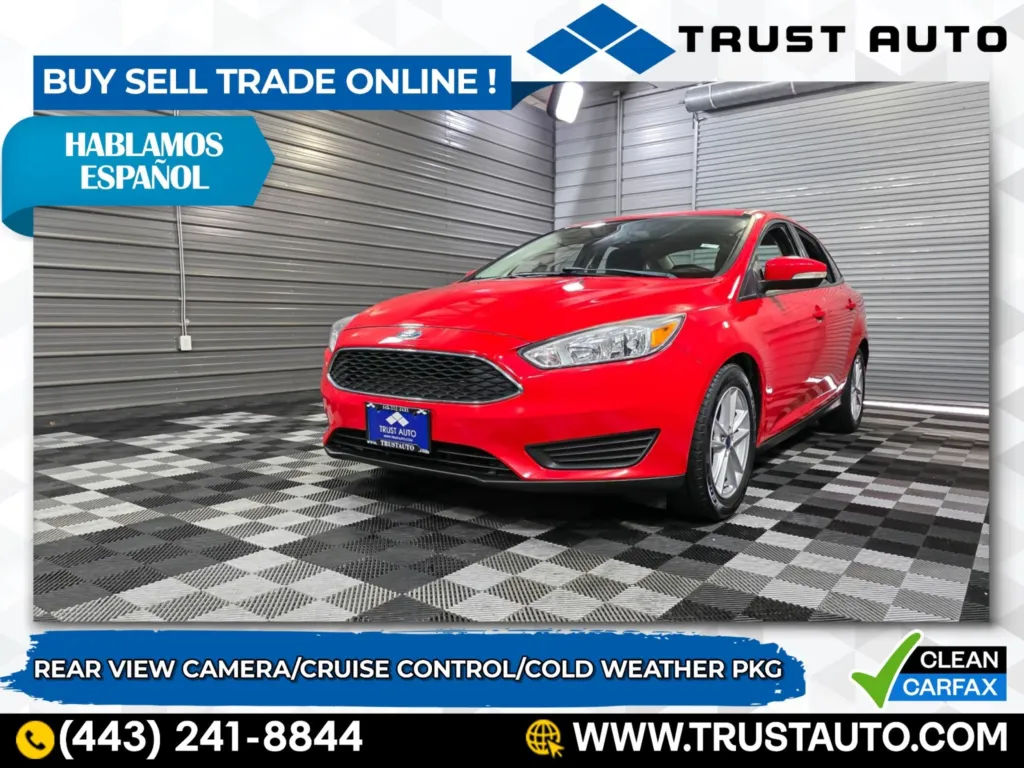 2017 Ford Focus SE Sedan w/Cold Weather Pkg for sale in Sykesville, MD