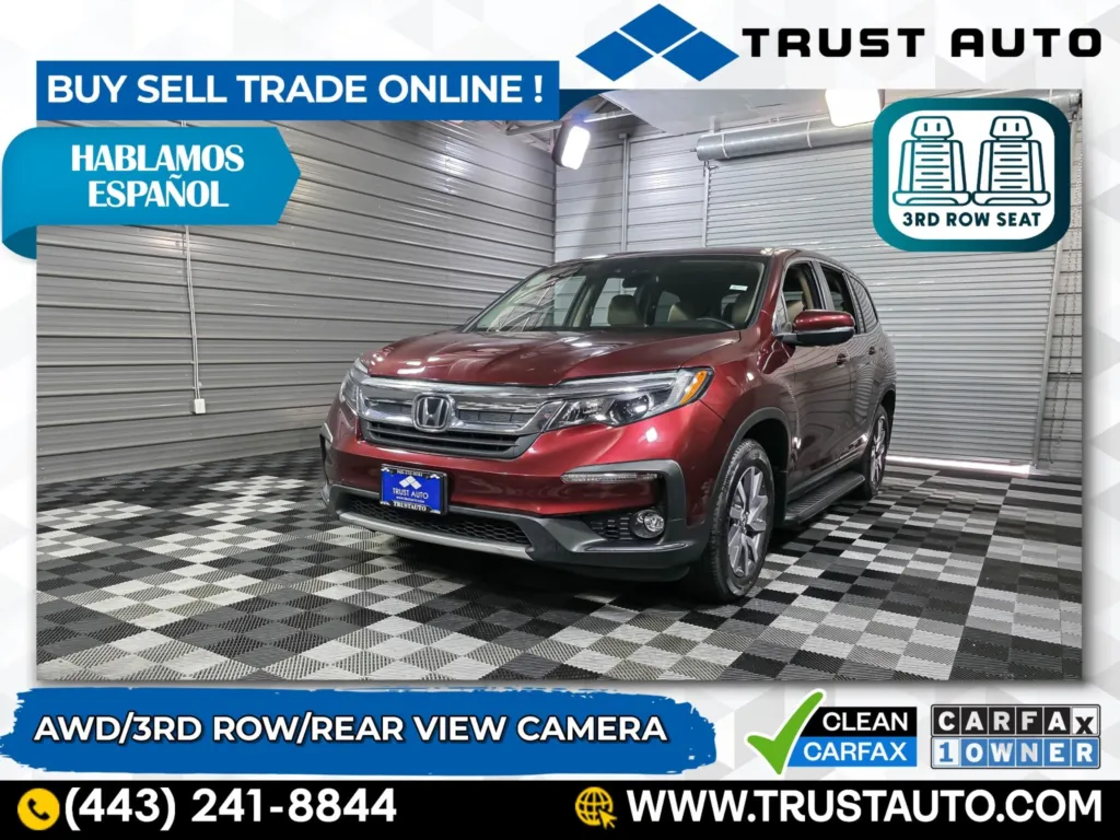 2021 Honda Pilot EX AWD 8-Passenger SUV w/3rd Row for sale in Sykesville, MD