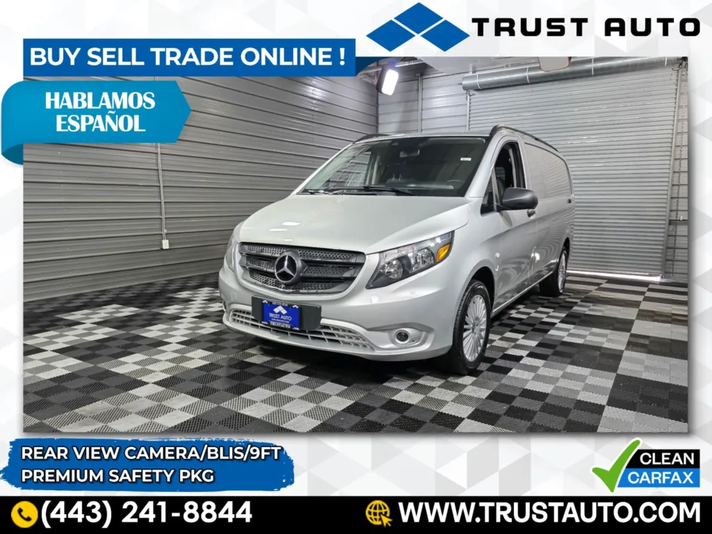 Used 2020 Mercedes-Benz Metris Cargo Minivan/Van w/Premium Safety Pkg ...