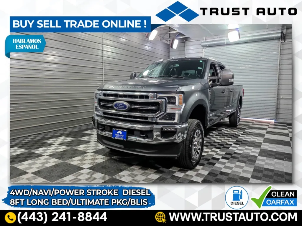 2020 Ford Super Duty F-350 SRW LARIAT 4WD Crew Cab 8FT Long Bed Power Stroke Diesel Pickup Truc for sale in Sykesville, MD