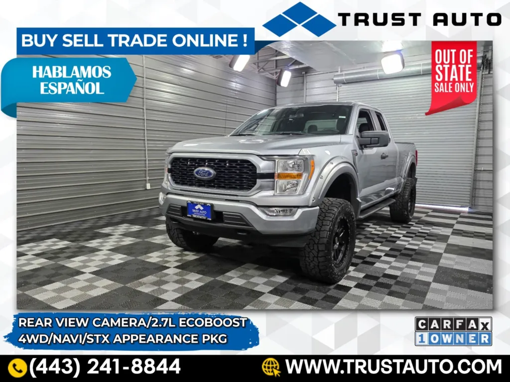 2021 Ford F-150 XL 4WD SuperCab Ecoboost Pickup Truck for sale in Sykesville, MD