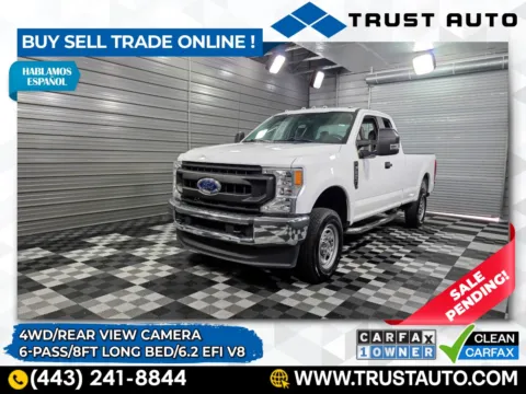 White 2020 Ford Super Duty F-250 XL 4WD Super Cab 6-Pass 8FT Bed Pickup Truck for sale in Sykesville, MD