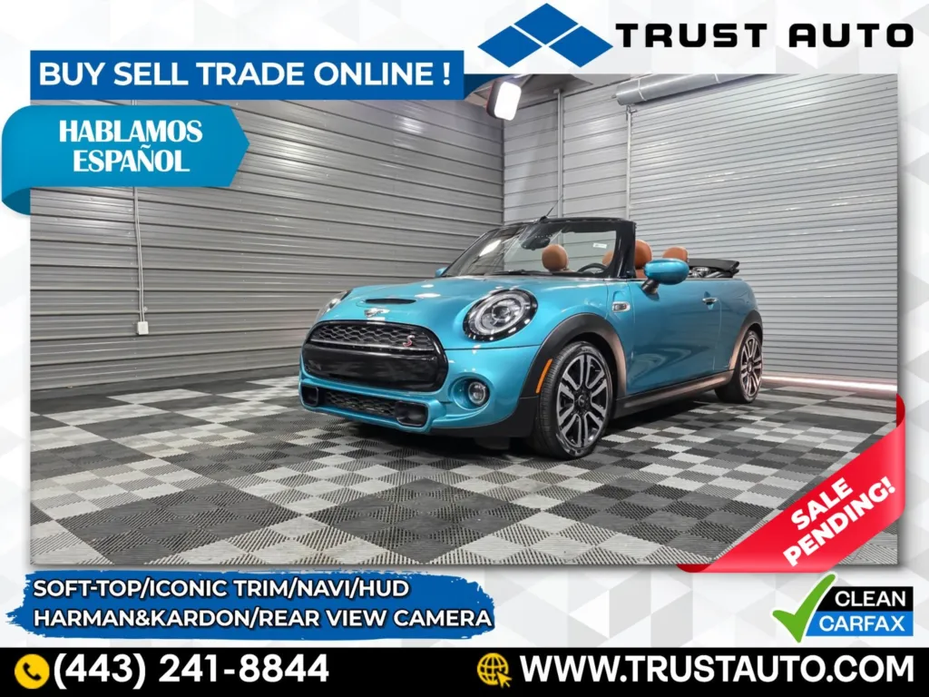 Used 2021 MINI Cooper S Soft-Top Convertible w/Iconic trim for
