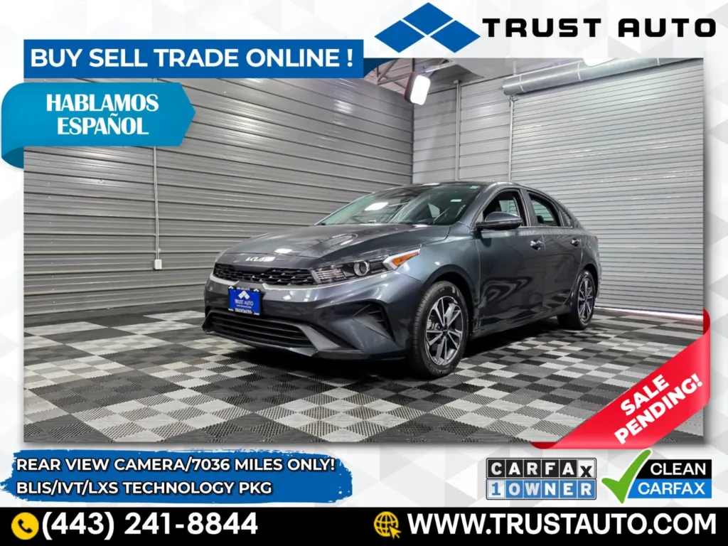 2022 Kia Forte LXS IVT 4-Door Sedan w/Technology Pkg for sale in Sykesville, MD