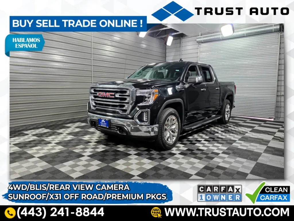 2022 GMC Sierra 1500 Limited SLT 4WD Crew Cab 5.3L Ecotec V8 Pickup Truck w/Premium/X31 Off Road Pkgs for sale in Sykesville, MD