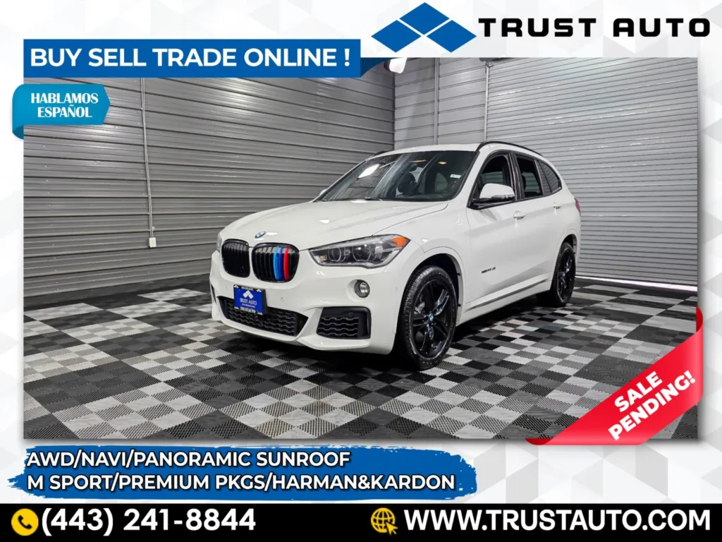2016 BMW X1 xDrive28i AWD SUV w/Premium/M Sport Pkgs for sale in Sykesville, MD