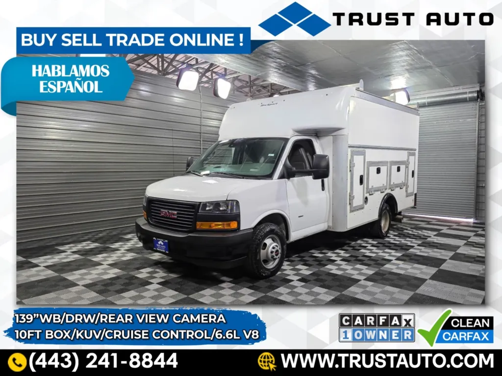 Used 2021 GMC Savana 3500 Cutaway Commercial 139''WB DRW Dually