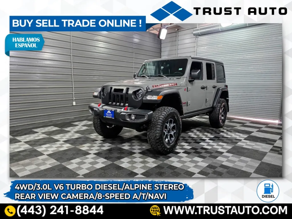 2021 Jeep Wrangler Unlimited Rubicon 4WD Hard-Top Turbo Diesel SUV