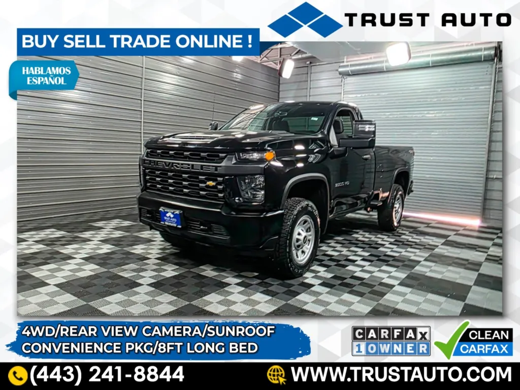 2023 Chevrolet Silverado 3500HD Work Truck 4WD Regular Cab 8FT Long Bed Pickup Truck w/Convenience Pkg