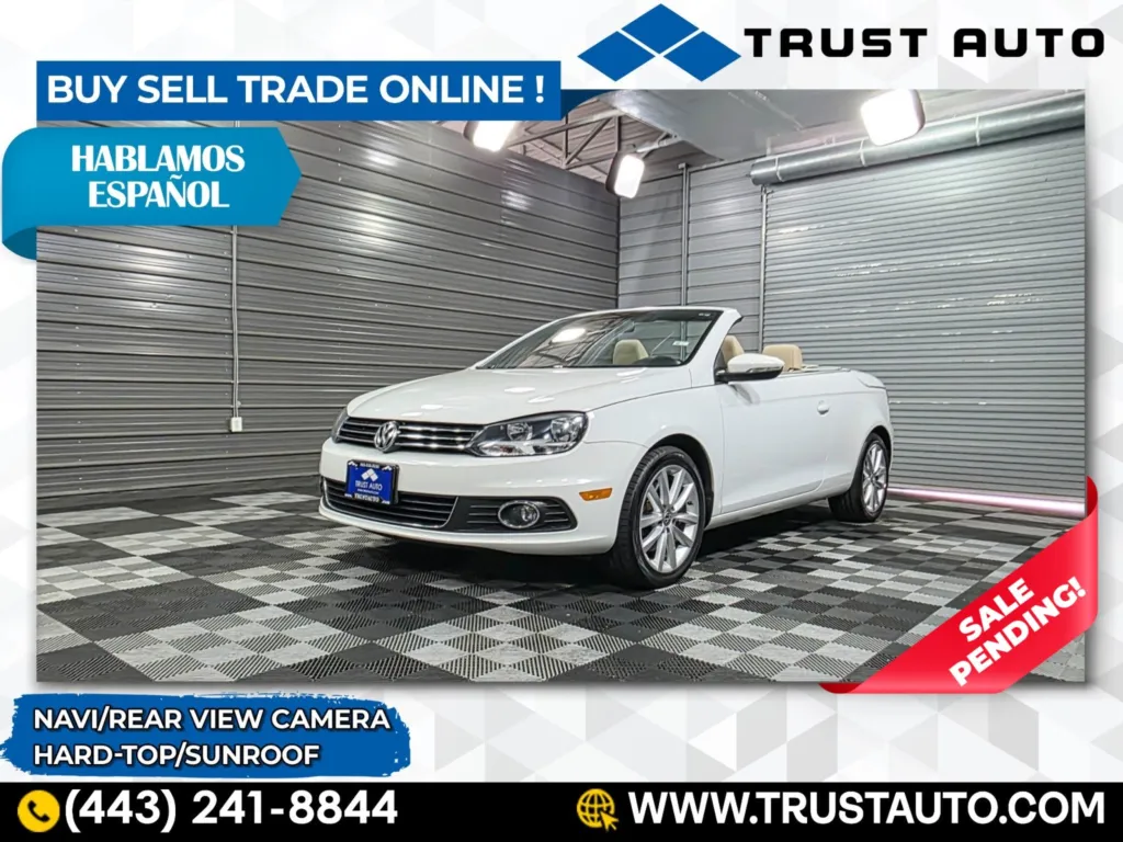 2016 Volkswagen Eos Komfort Hard-Top Convertible for sale in Sykesville, MD