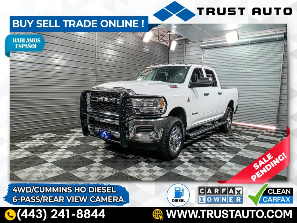 2020 Ram 3500 Tradesman 4WD Crew Cab Cummins HO Diesel Pickup Truck for sale in Sykesville, MD