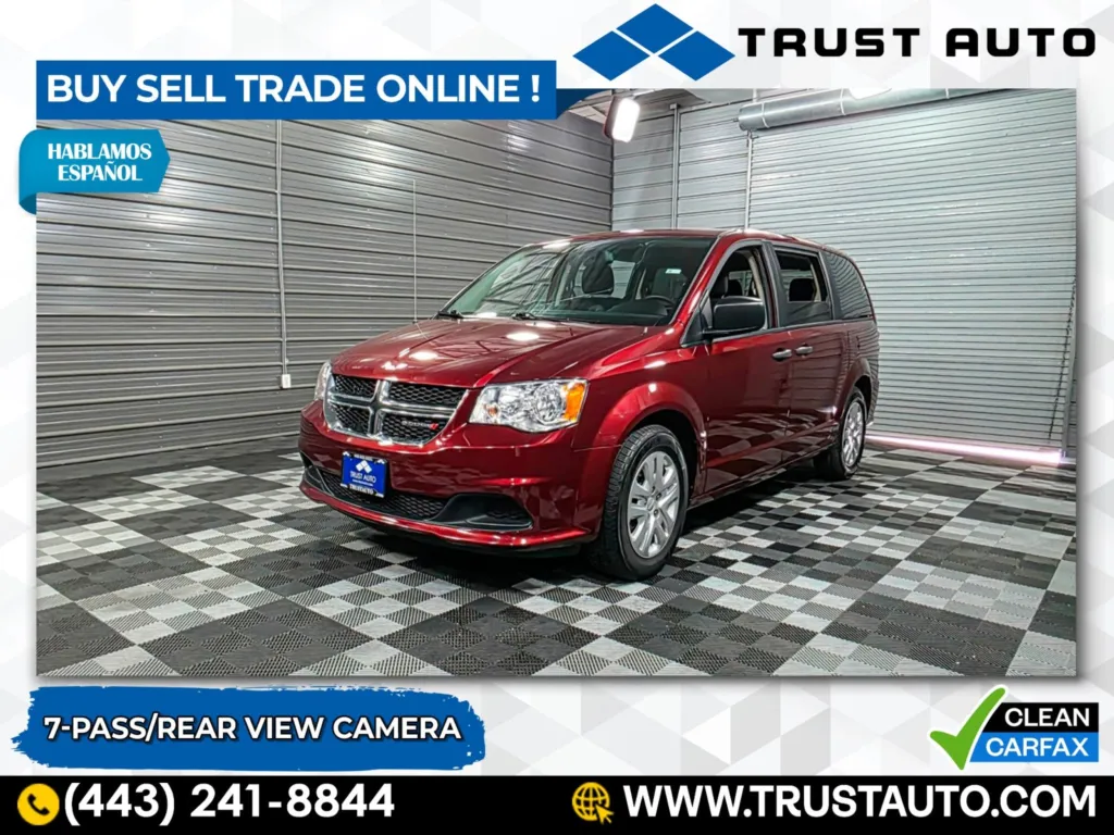 Used 2019 Dodge Grand Caravan SE 7-Passenger Minivan/Van for sale