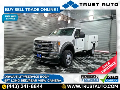 White 2021 Ford F-550 Super Duty Chassis XL Regular Cab 145 DRW RWD for sale in Sykesville, MD