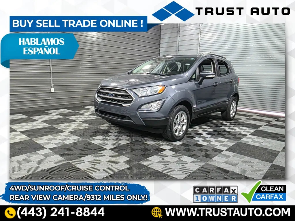 2019 Ford EcoSport SE 4WD SUV