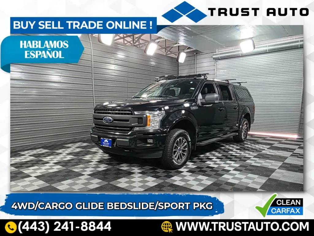 2018 Ford F-150 XLT 4WD SuperCrew Pickup Truck for sale in Sykesville, MD