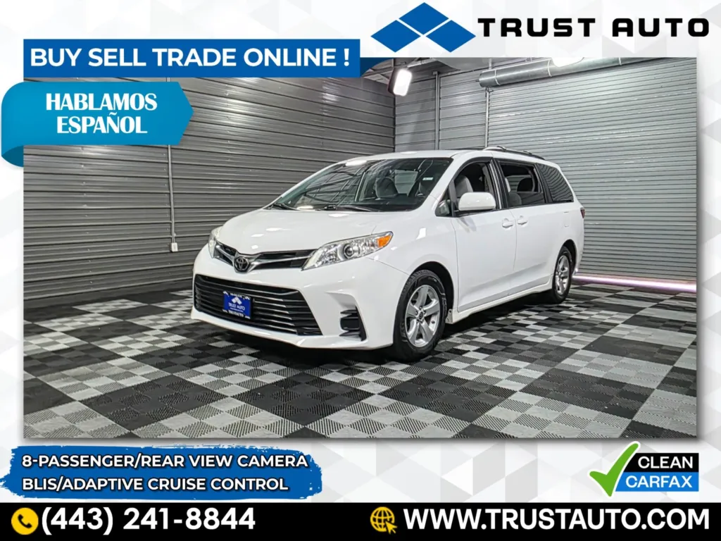 2020 Toyota Sienna LE 8-Passenger Minivan/Van