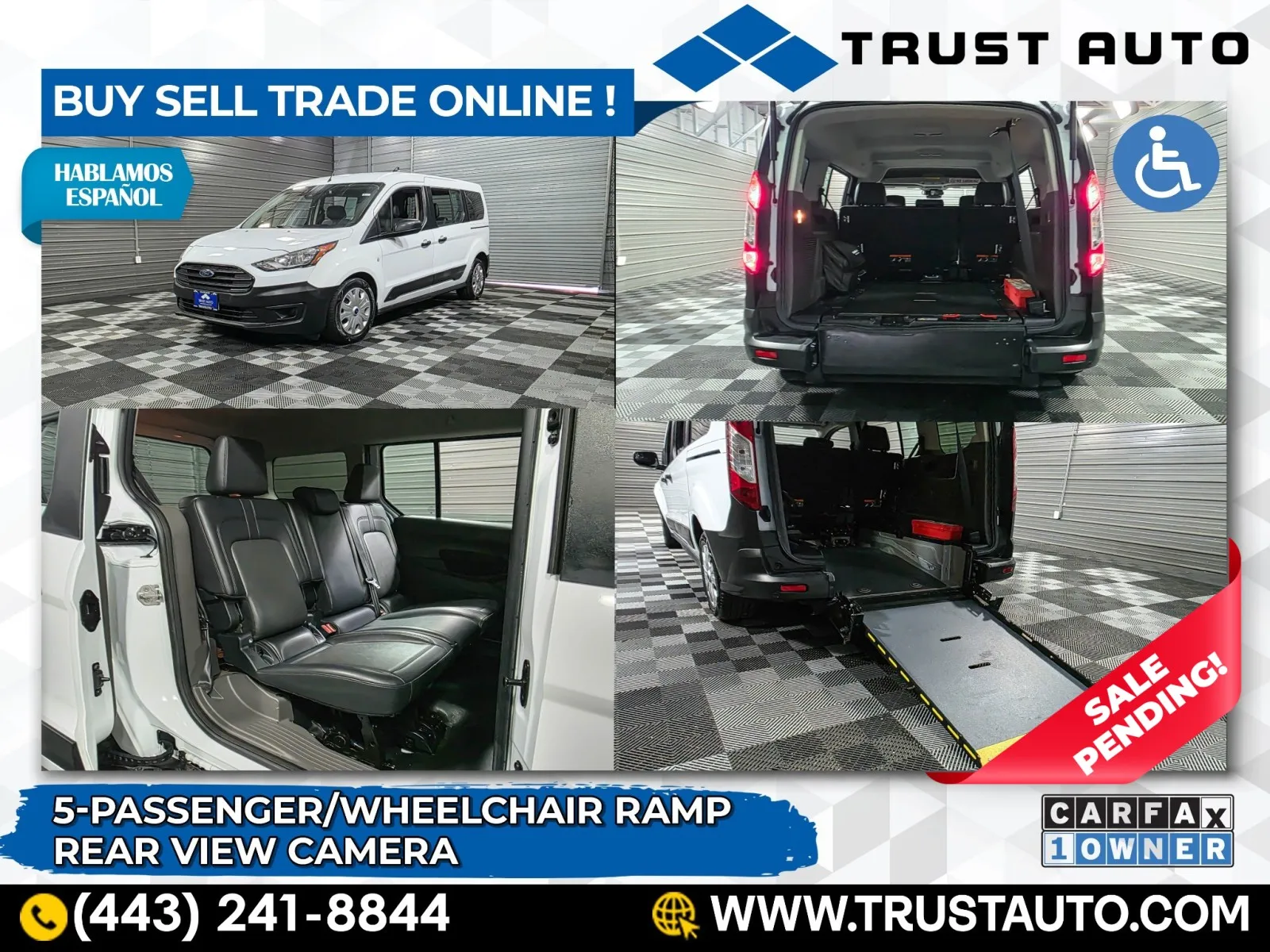 Used 2022 Ford Transit Connect XL LWB 5-Passenger Wheelchair