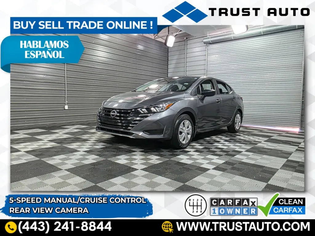 2024 Nissan Versa S 5-Speed Manual Sedan