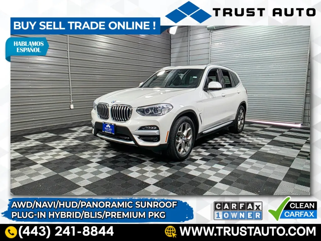 2021 BMW X3 xDrive30e Plug-In Hybrid AWD SUV w/Premium Pkg for sale in Sykesville, MD