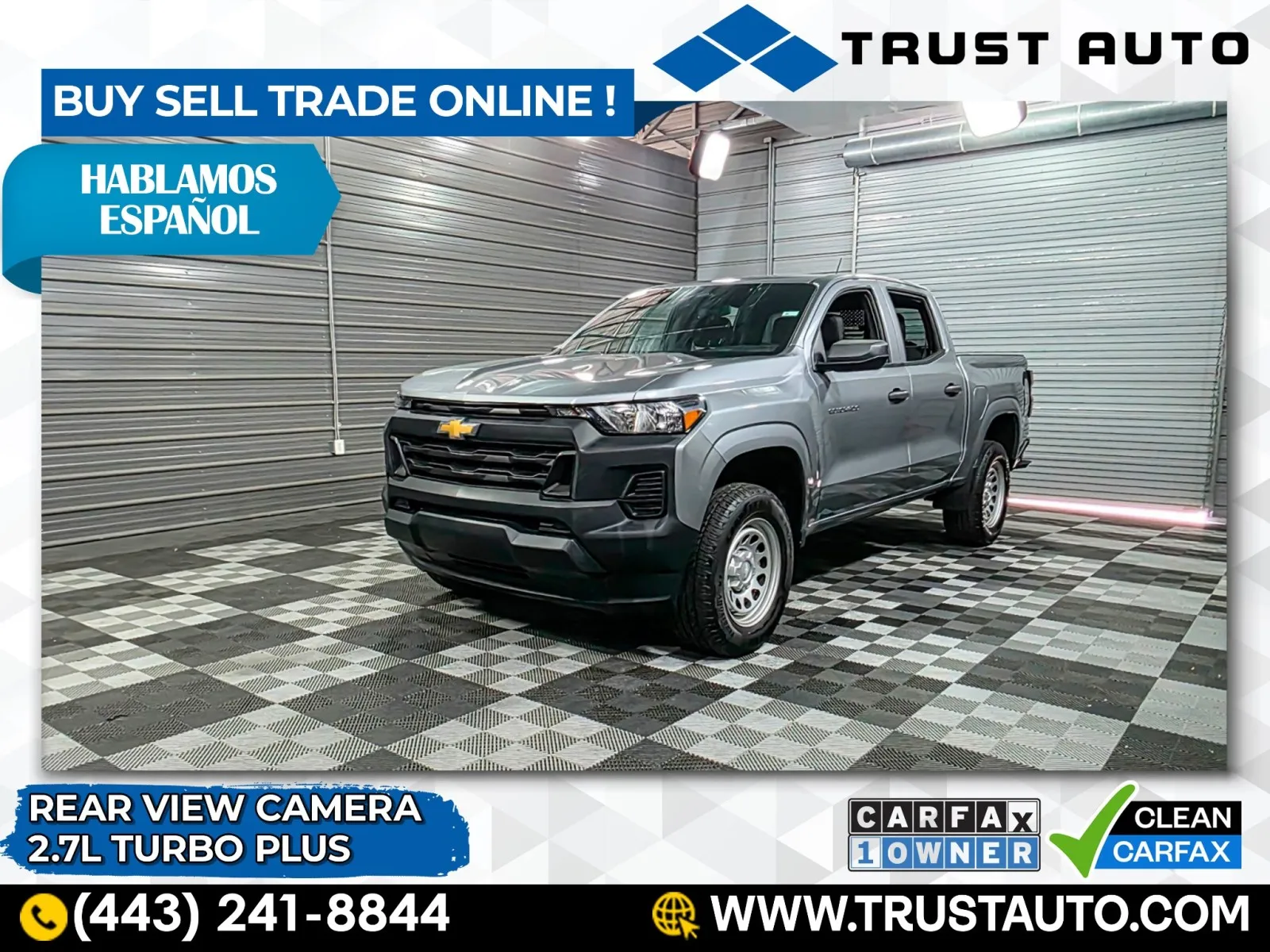 2023 Chevrolet Colorado WT RWD Crew Cab 2.7L Pickup Truck