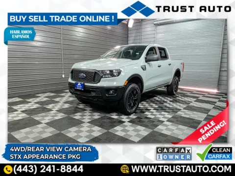 Gray 2023 Ford Ranger XL SuperCrew EcoBoost Pickup Truck for sale in Sykesville, MD