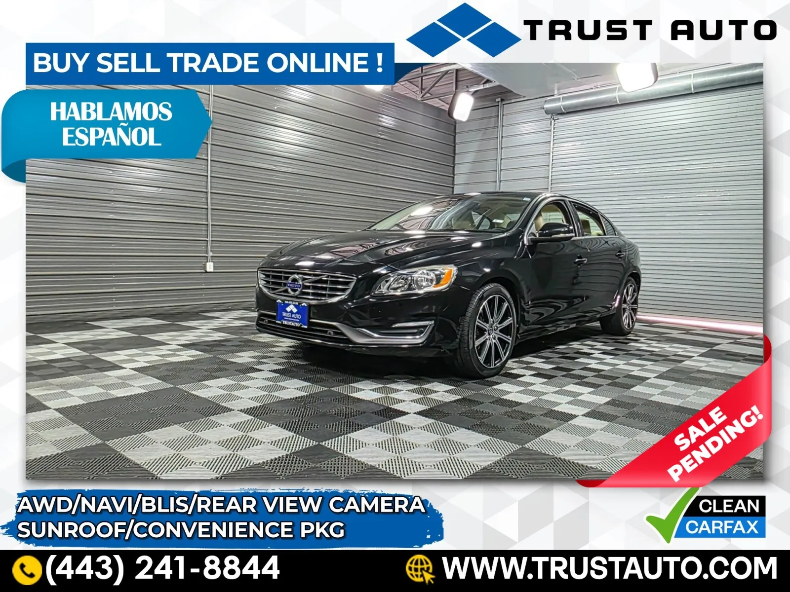 2016 Volvo S60 Inscription T5 Premier AWD Sedan for sale in Sykesville, MD