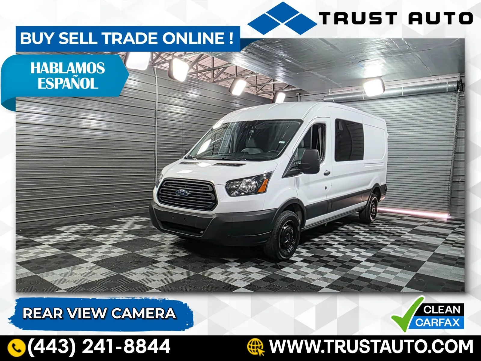 2019 Ford Transit T-250 Cargo 148''WB Medium Roof Minivan/Van