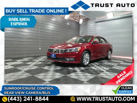 Red 2018 Volkswagen Passat 2.0T SE 4-Door Sedan for sale in Sykesville, MD