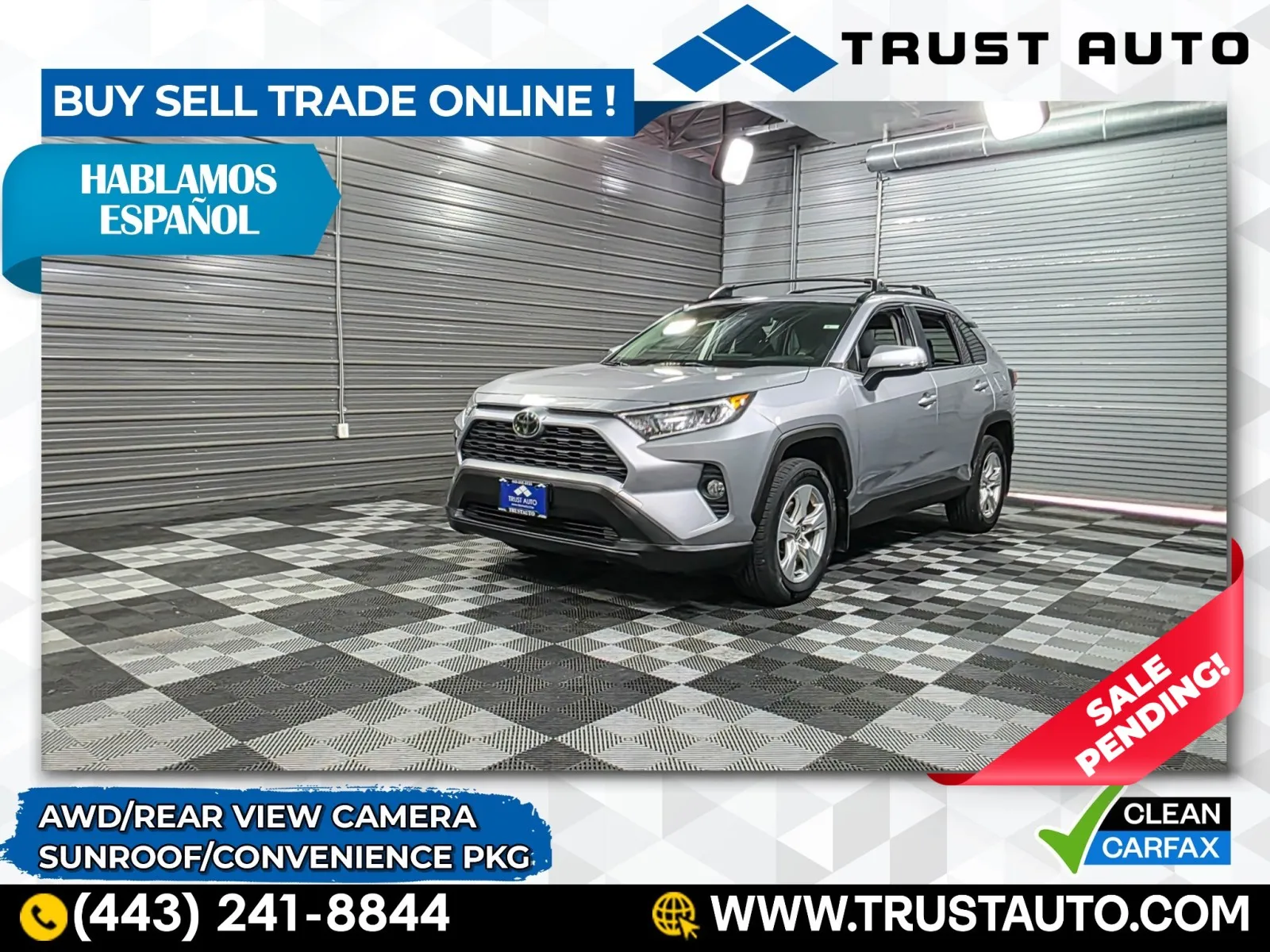 2020 Toyota RAV4 XLE AWD SUV for sale in Sykesville, MD