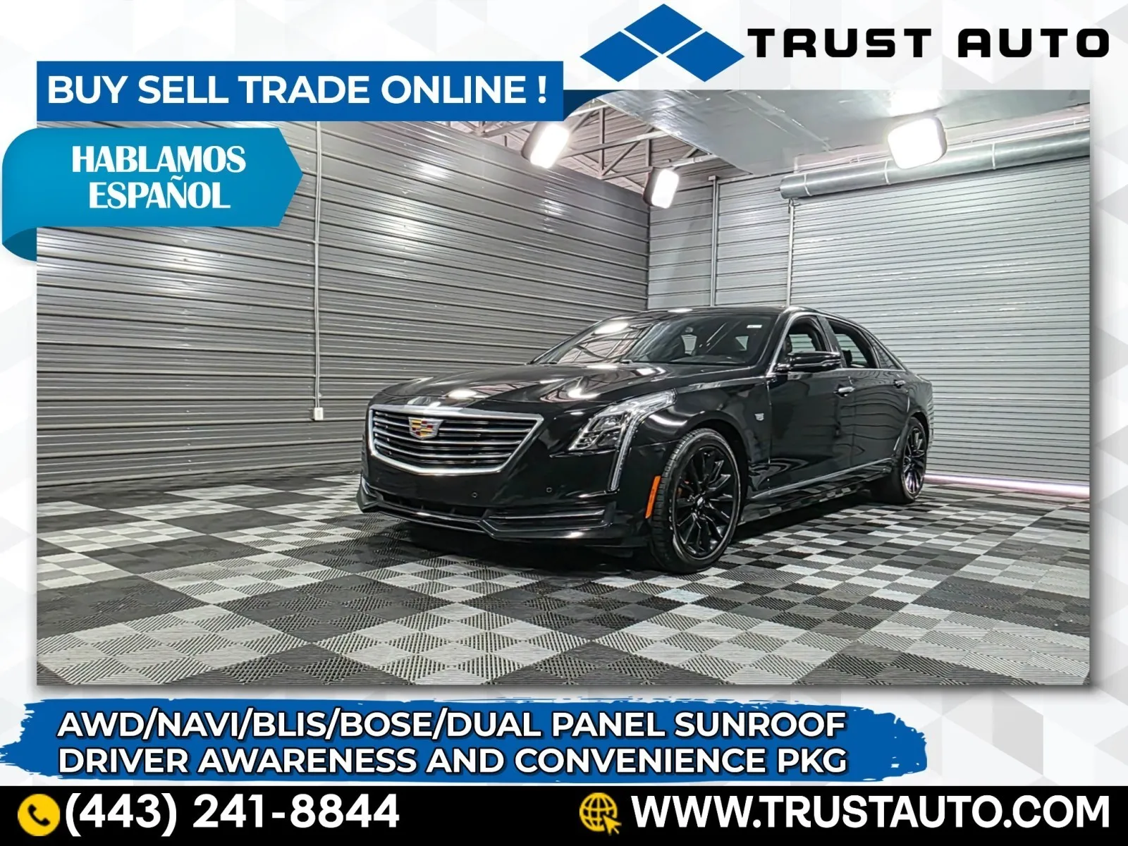2018 Cadillac CT6 AWD Sedan w/Convenience Pkg for sale in Sykesville, MD