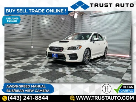 Used 2021 Subaru WRX Limited AWD 6-Speed Manual Sedan for