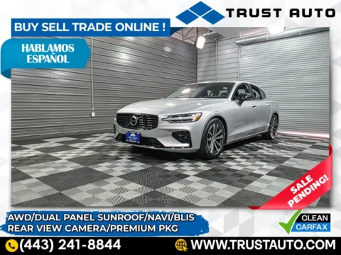 Silver 2022 Volvo S60 Momentum AWD Sedan w/Premium Pkg for sale in Sykesville, MD