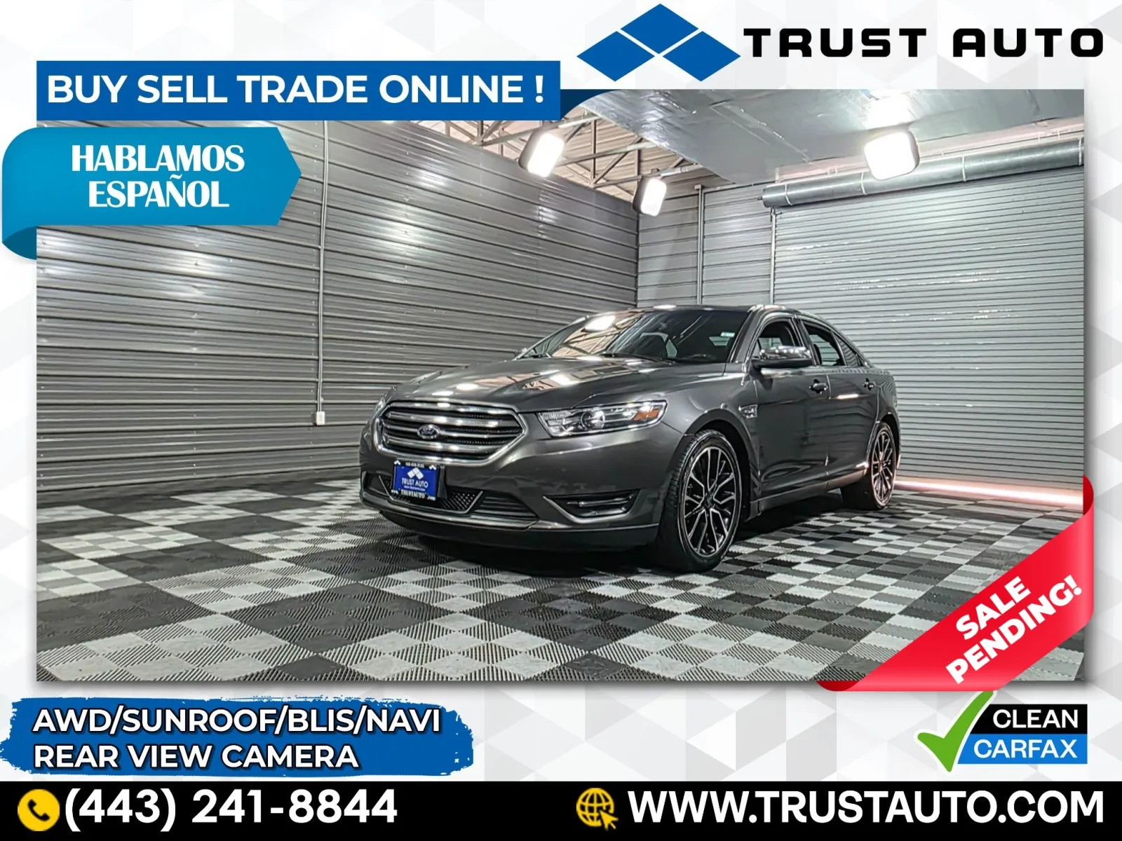 2017 Ford Taurus Limited AWD Sedan for sale in Sykesville, MD