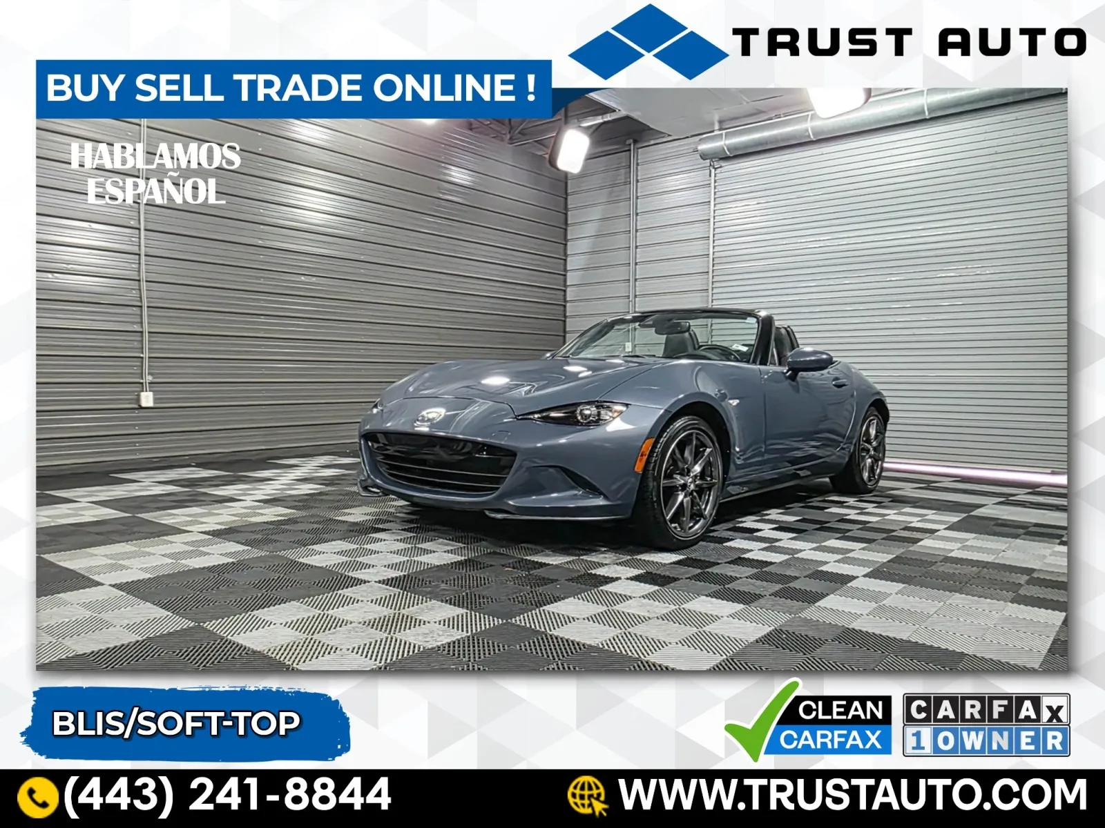 2020 Mazda MX-5 Miata Grand Touring Soft-Top Convertible for sale in Sykesville, MD