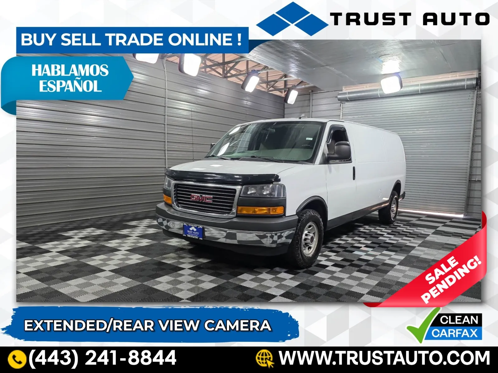 2019 GMC Savana 2500 Cargo 155''WB Extended Minivan/Van for sale in Sykesville, MD
