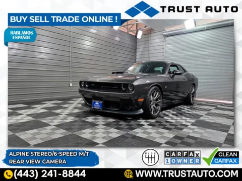 Used 2015 Dodge Challenger R/T Scat Pack 6-Speed Manual Sport