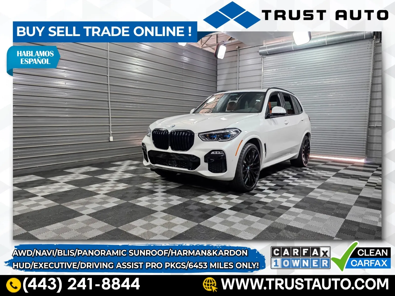 2021 BMW X5 M50i AWD Luxury SUV w/Executive/Driving Assistance Pro Pkgs for sale in Sykesville, MD