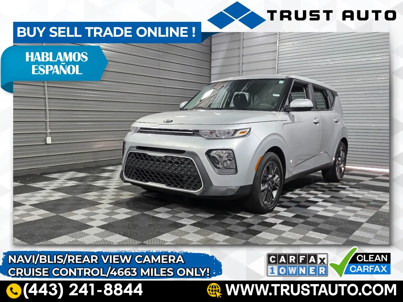 Silver 2021 Kia Soul S Hatchback for sale in Sykesville, MD