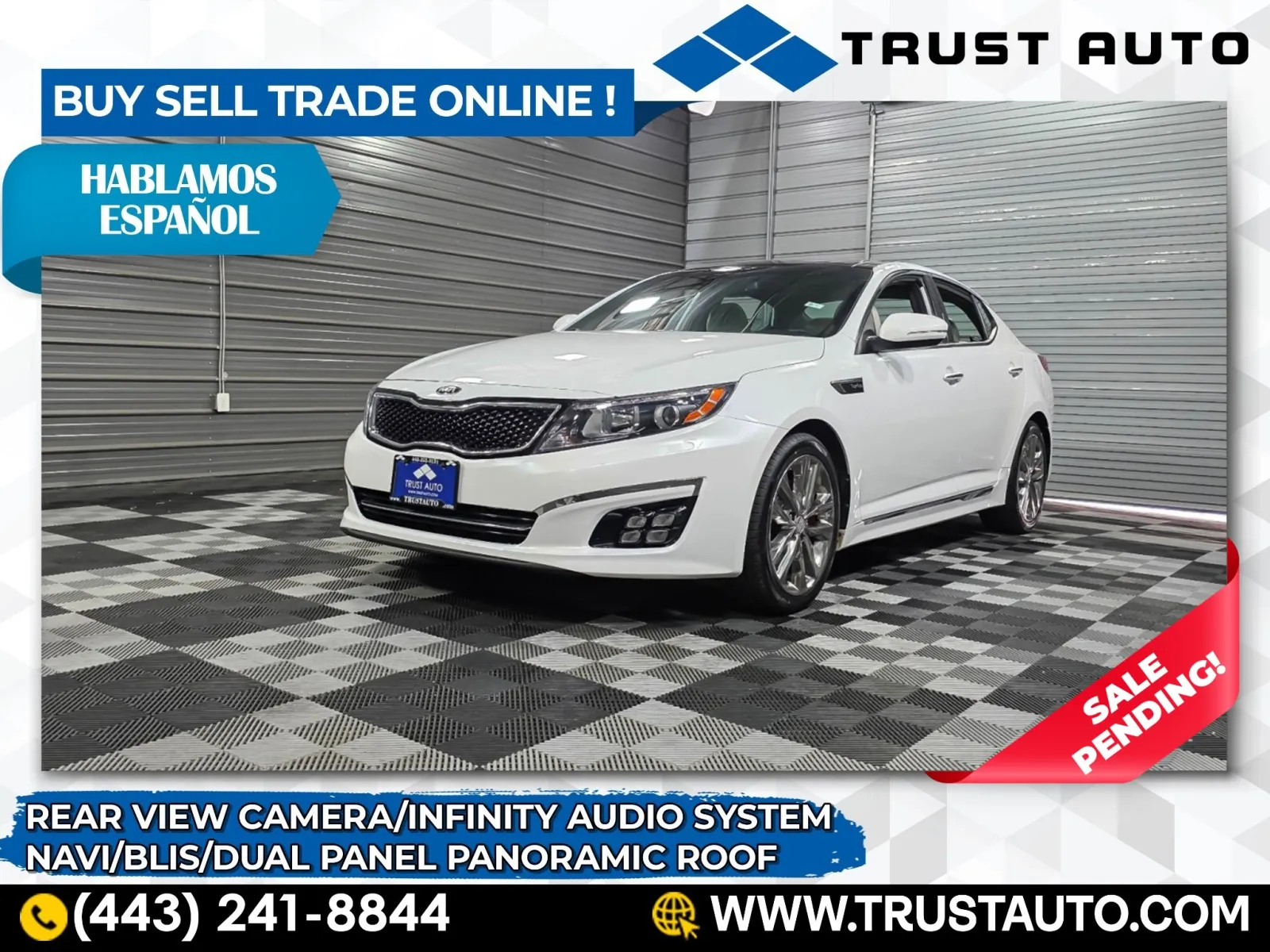 2015 Kia Optima SXL Turbo Sedan for sale in Sykesville, MD