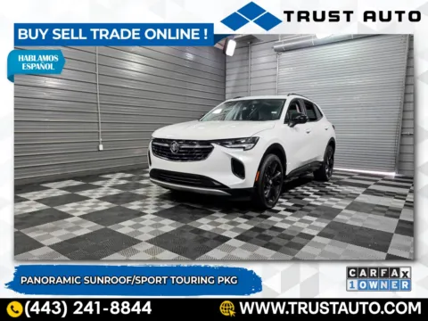 White 2023 Buick Envision Essence AWD SUV for sale in Sykesville, MD