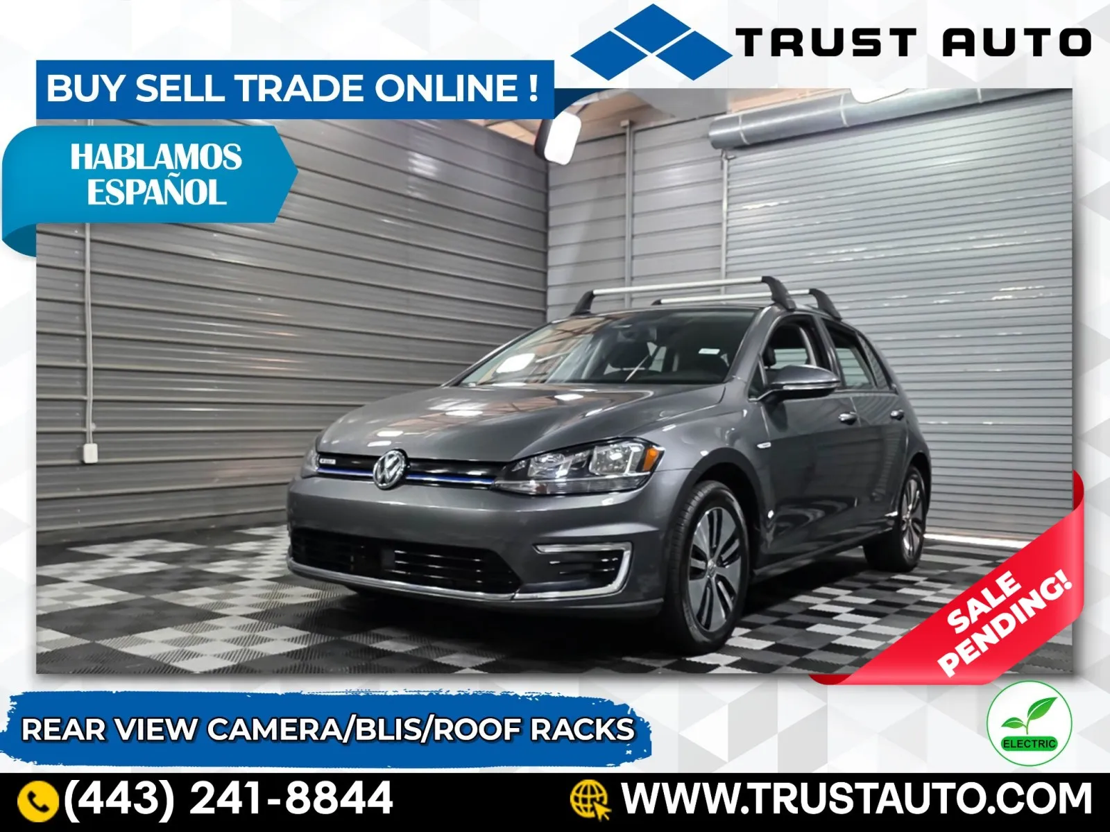 2019 Volkswagen e-Golf SE Electric Hatchback for sale in Sykesville, MD